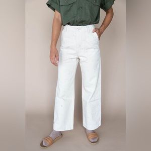 Esby Finch in White Paint Splatter Jeans NWT Sz 12